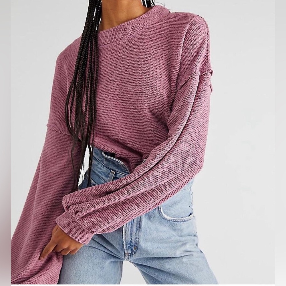 NWOT Free People Beach Happy Pullover